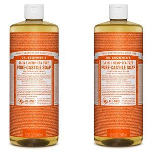 DR Bronner's Castile soap Tea Tree (2) 32 oz